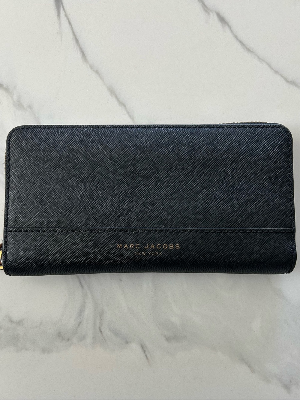 Marc Jacobs New York Saffiano leather continental wallet